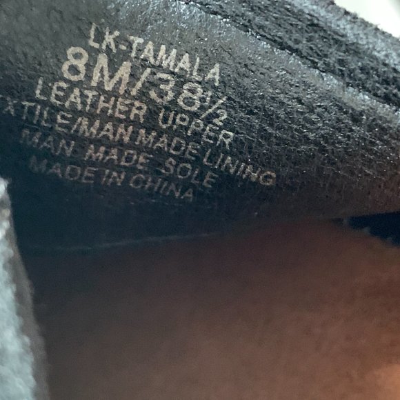 LL Bean Shoes LK-TAMALA 8M Casual Comfort Slip On Clogs Black Leather Upper New - Picture 9 of 9